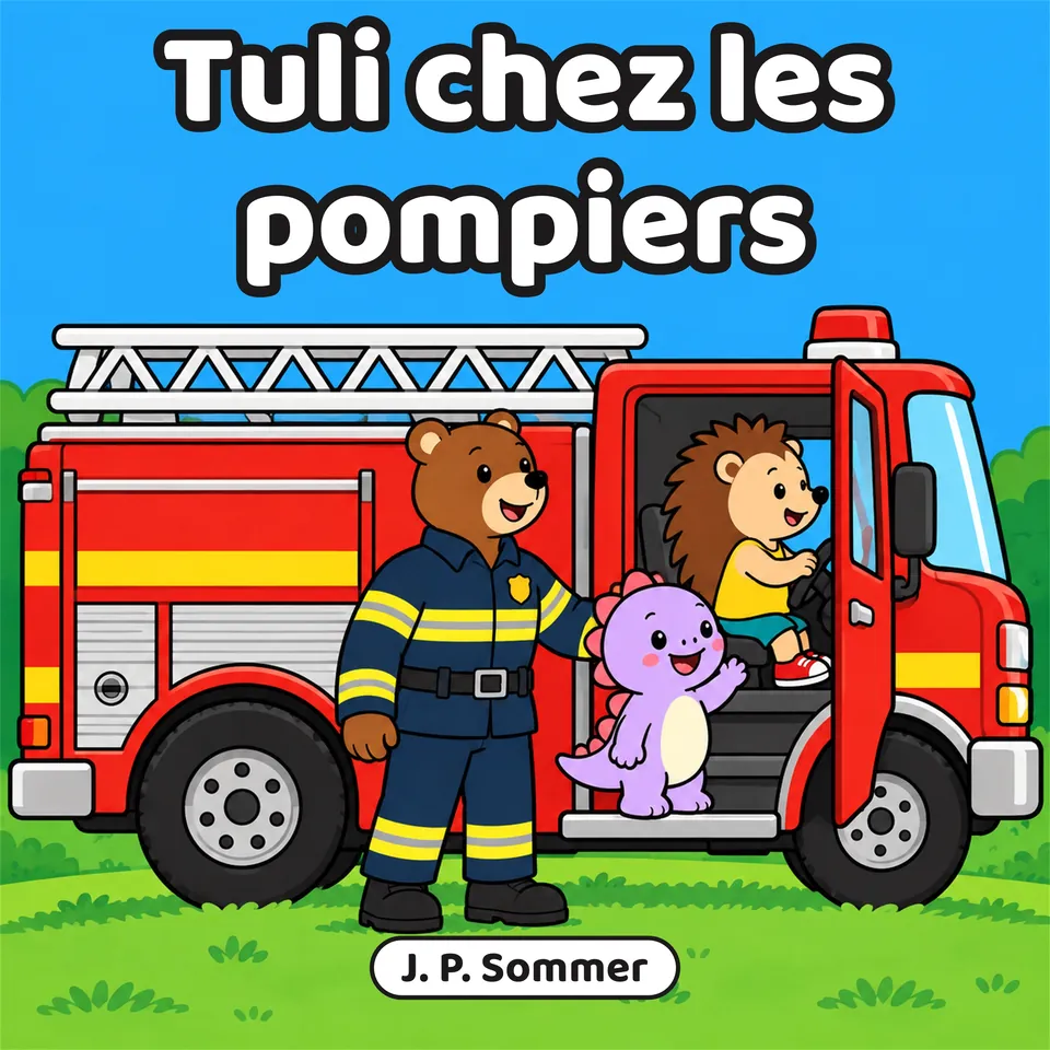Couverture de « Tuli chez les pompiers »