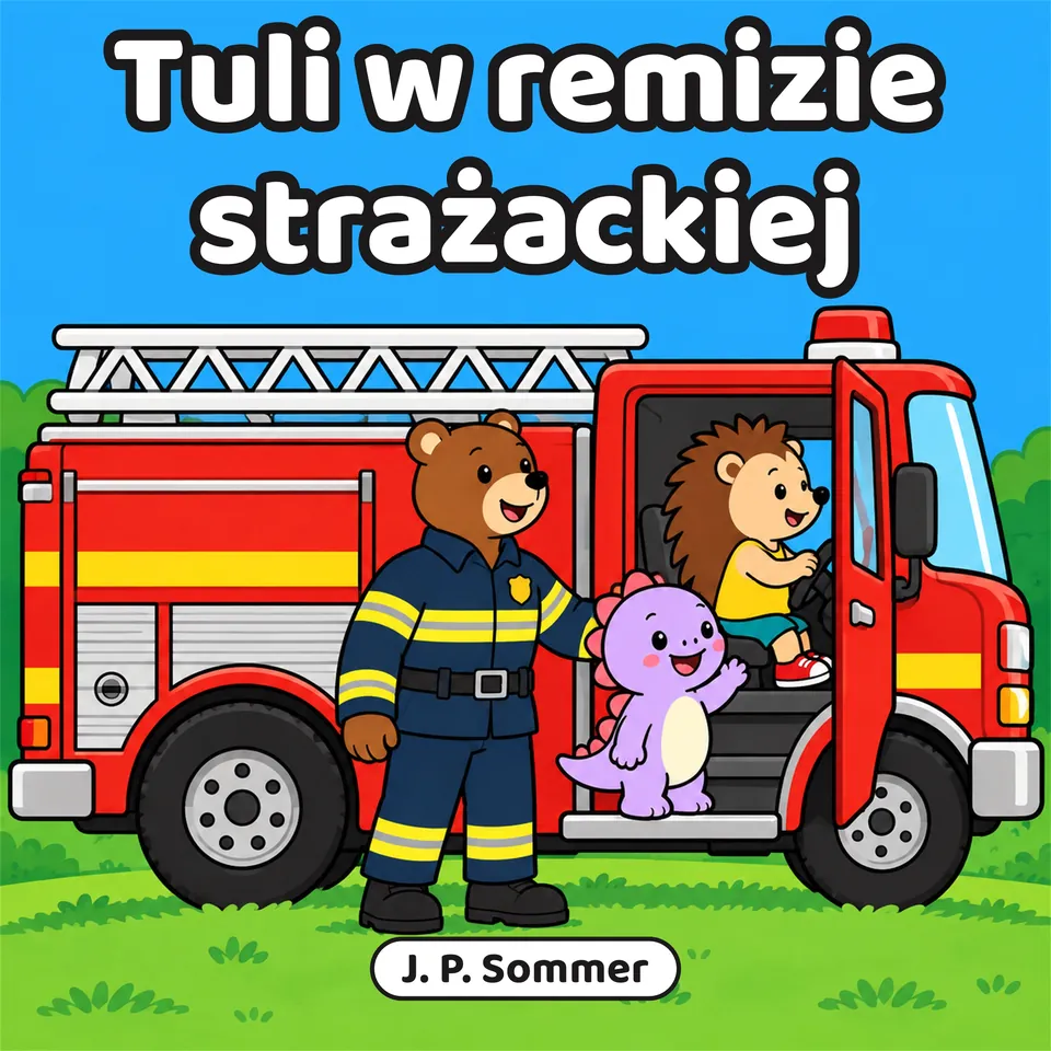 Okładka książki „Tuli w remizie strażackiej”